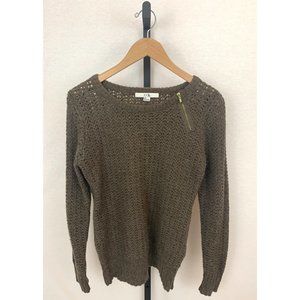 Fitted Zipper Sweater